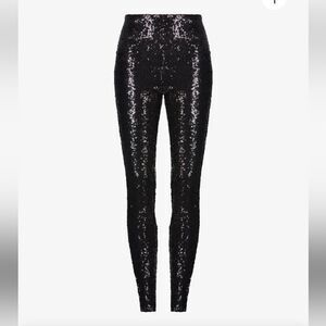 NWT Black Tie Sequins Skinny Pants XXL